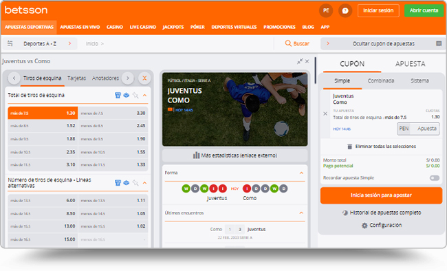 Apuestas Córners