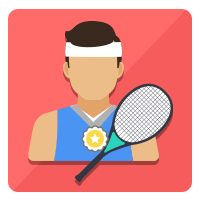 Ganadores de los sets en tenis