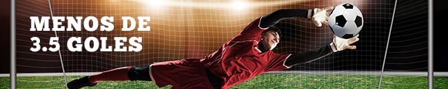 Menos de 3.5 goles
