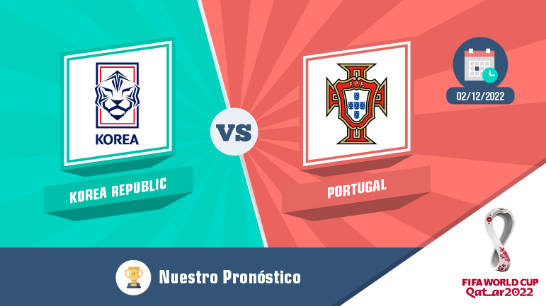 Predicción Corea del Sur vs Portugal – Grupo H Copa del Mundo 2022