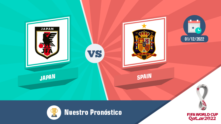 Pronóstico Japón vs España – Grupo E Copa del Mundo 2022